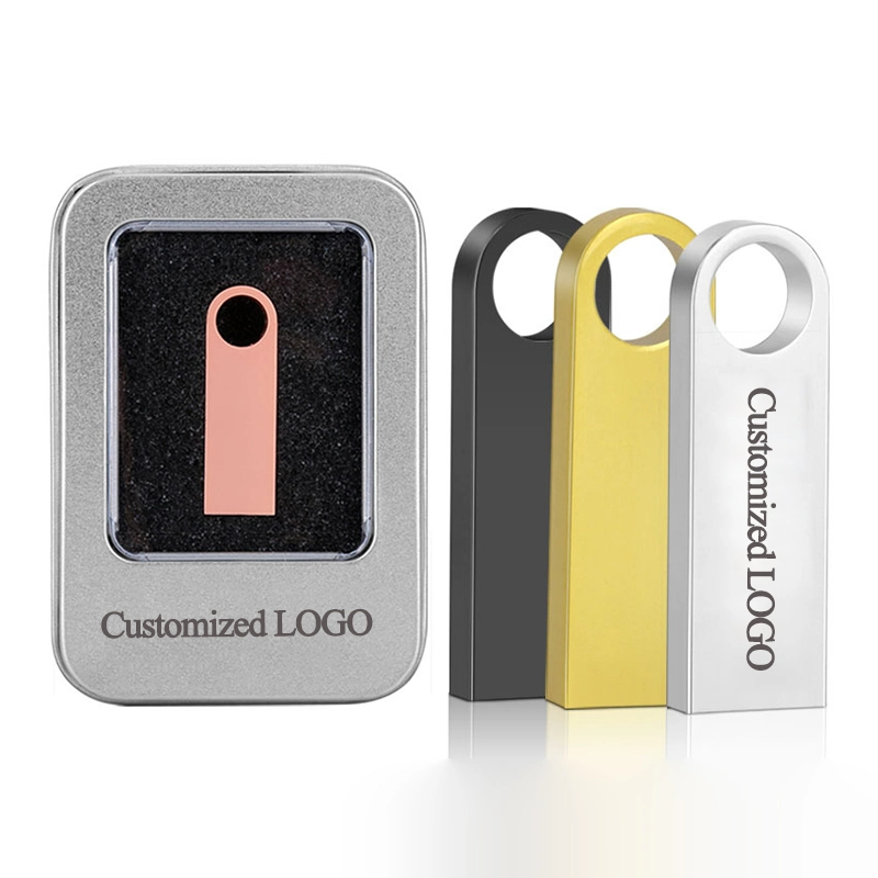 Comercio al por mayor de alta velocidad de la unidad de Flash 3.2 Mini Coche no destructiva de la música metal 32g 64G ordenador USB Pen Drive 128g