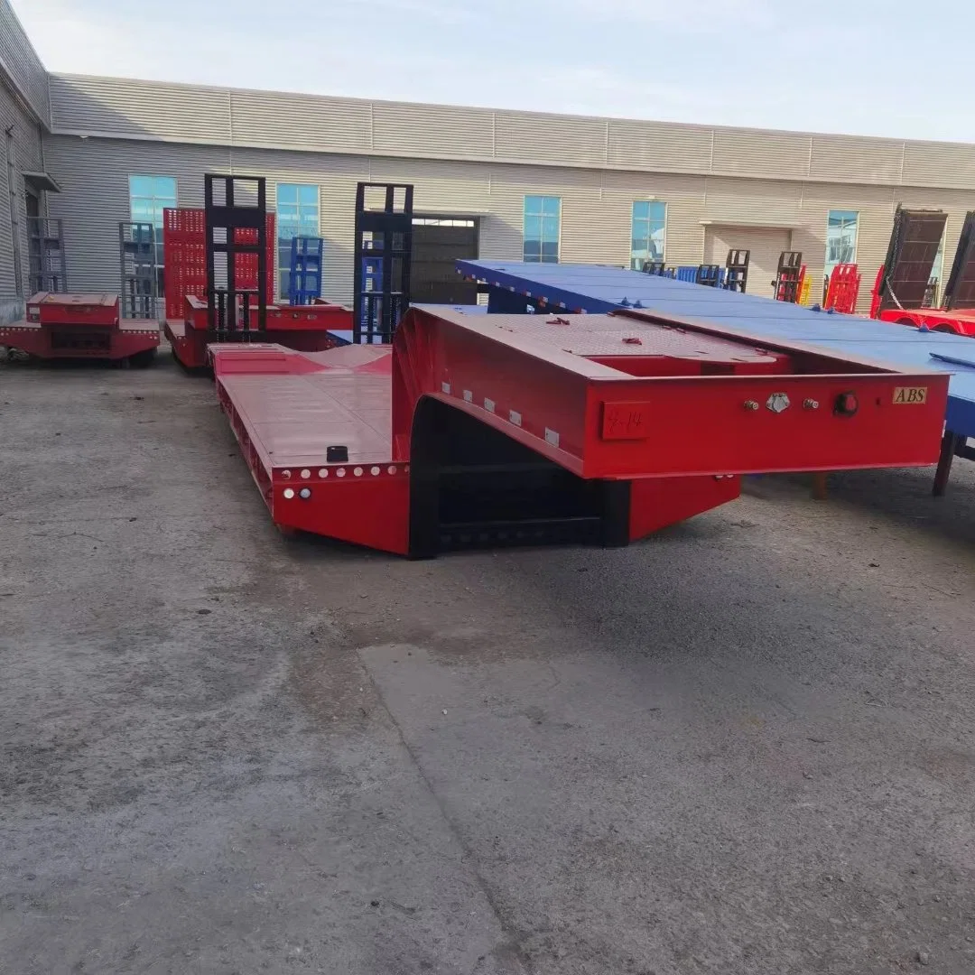 3 Axles U Shape Rear Dump Tipper Tipping Hydraulic Container Bulk Cement Fuel Tanker Skeletal Flatbed Sied Wall Fence Cargo Lowbed Heavy Truck Semi Trailer