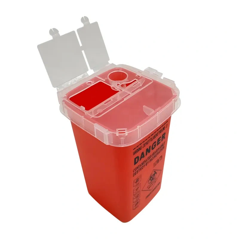 Wholesale/Supplier Price Plastic Medical Biohazard Needle Disposal Disposable Sharp Container/Waste Box/Safety Bin