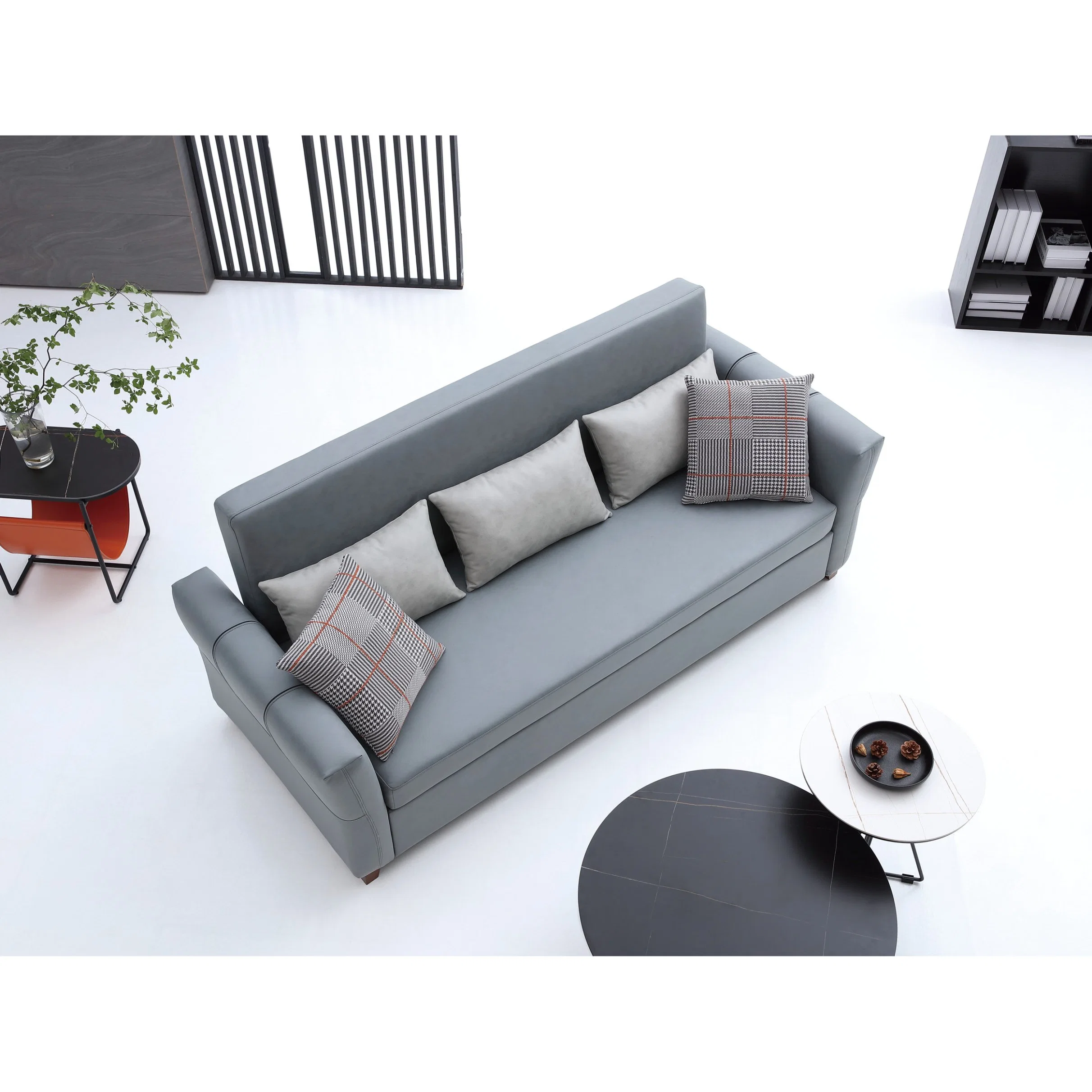 Rincón de lujo de ocio Madera sólida tejido de lujo moderno sofá de casa Para Livingroom y muebles de casa