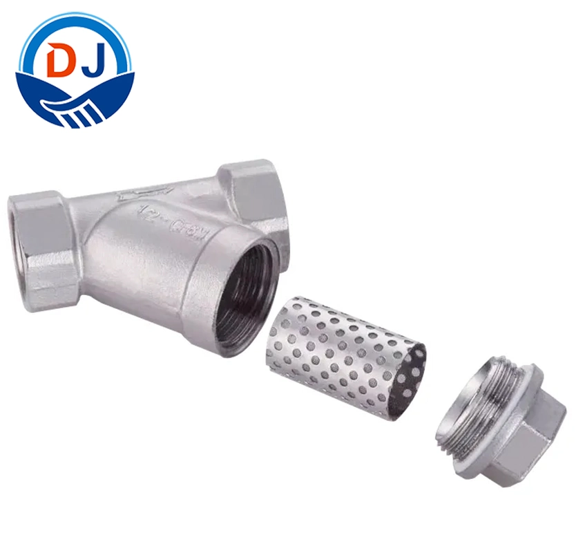 Stainless Steel CF8m Y-Strainer 800psi Wog Filter Remove Impurities NPT Thread