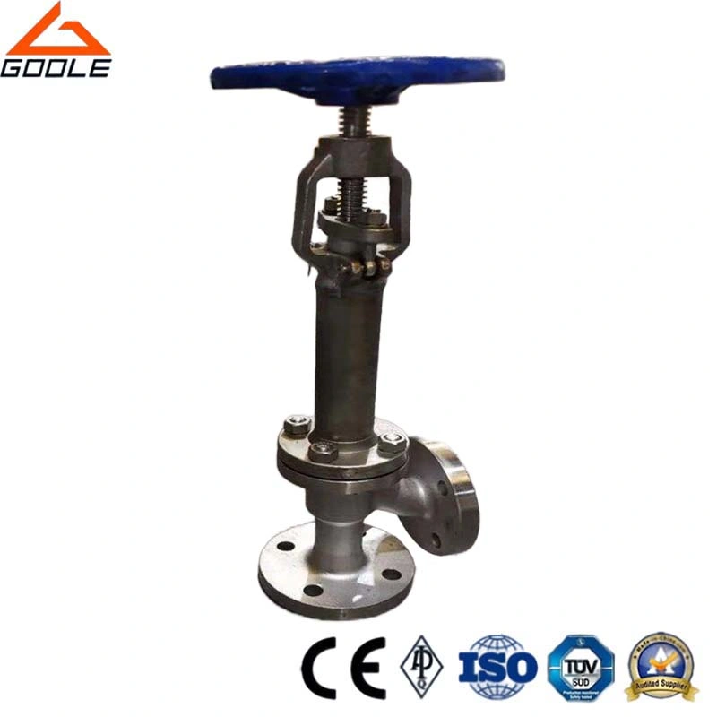 Cryogenic Angle Type Forged Globe Valve (GADJ44H)