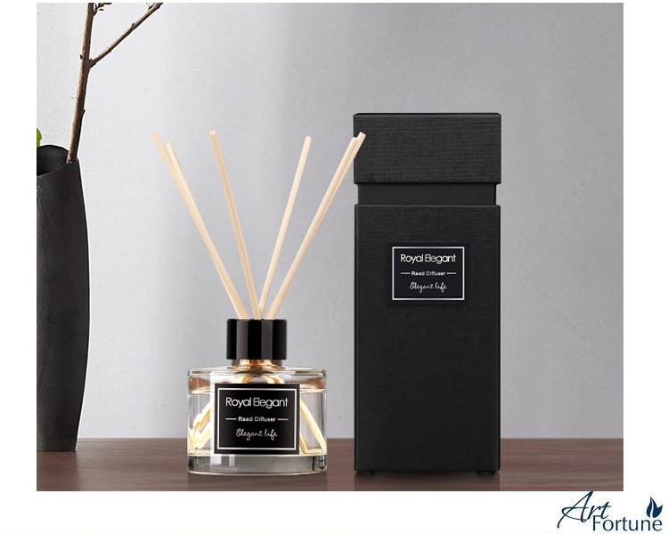 100ml Scent Reed Diffuser Set with Color Label in Gift Box for Home Decor