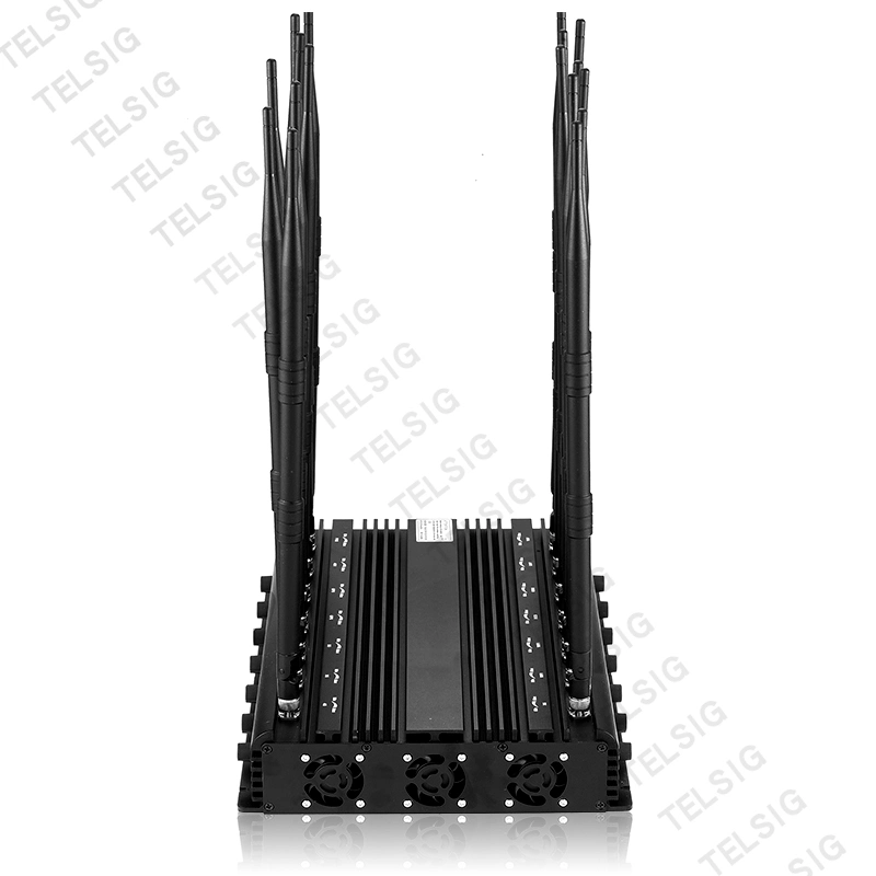 Desktop Signal 2g/3G/4G Mobile Cell Phone Interceptor Signal Jammer Lojack VHF UHF GPS WiFi Jammer