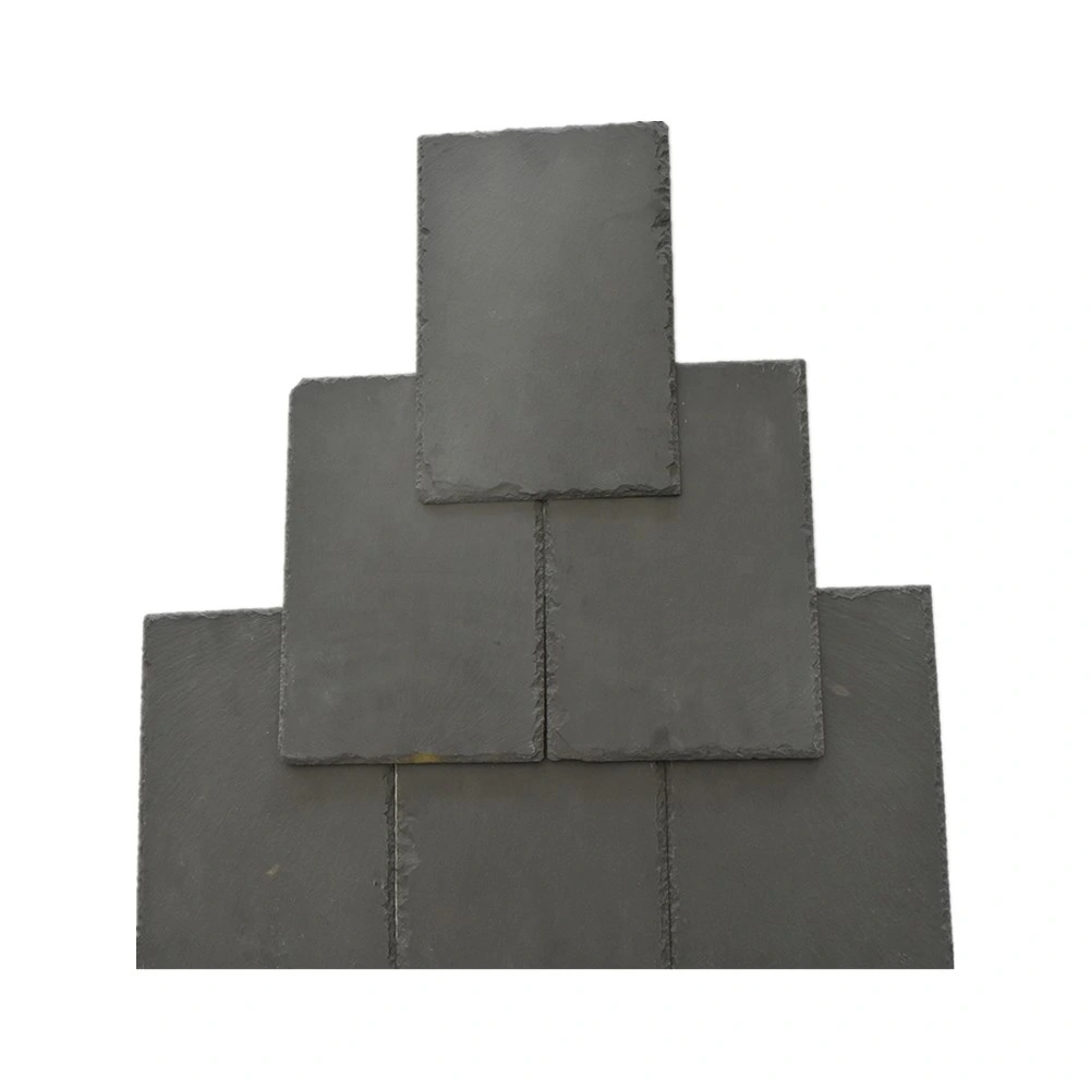 Precio mayorista fábrica China Proveedor Natural Black Roof Slate