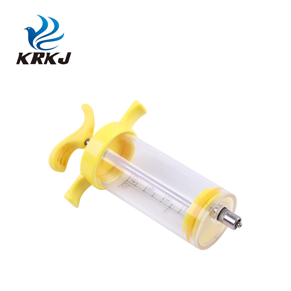 Large Animal Plastic Steel Syringe Medical Injection