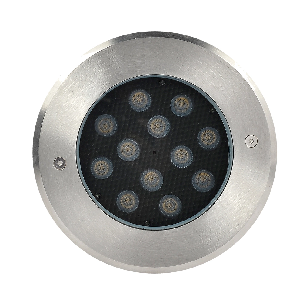 LED Solar Panel Inground Linear Round Lighting