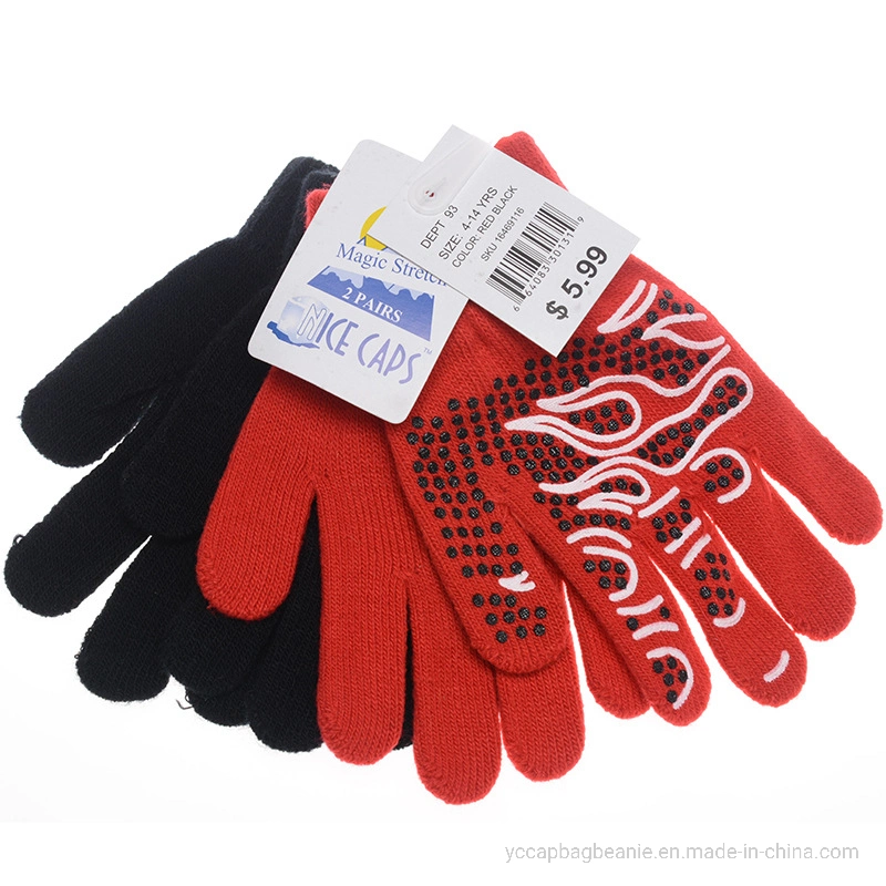 100% Acrylic Magic Sublimation Printing Touch Screen Gloves