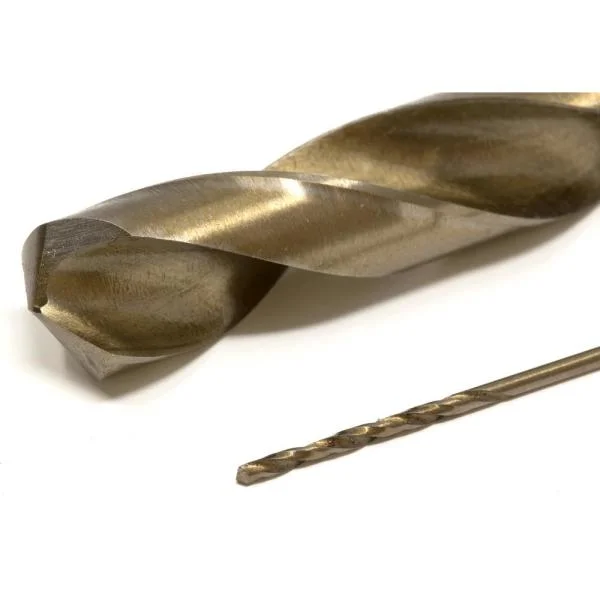 M42 HSS Cobalt Drill Bits for Use on Alloy and Hardened Steels, Cast Iron, Titanium and More