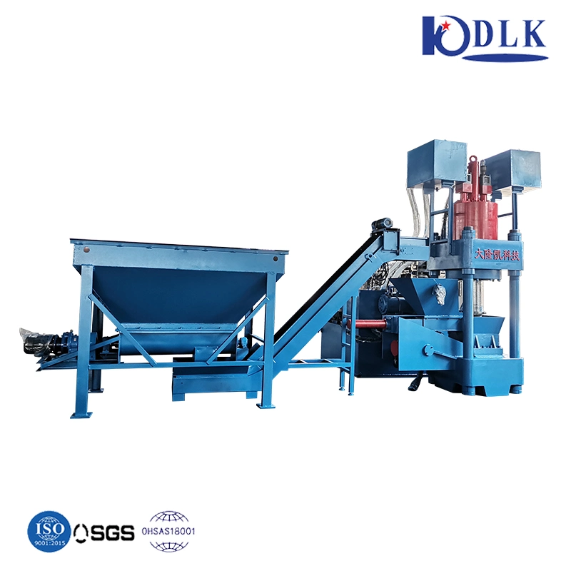 Hydraulic Aluminium Chips Metal Block Briquetting Iron Ore Fines Briquette Press Machine