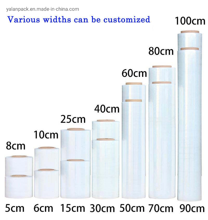 Película transparente Jumbolldpe Stretch Wrap rollo Jumbo para Bubble Packing