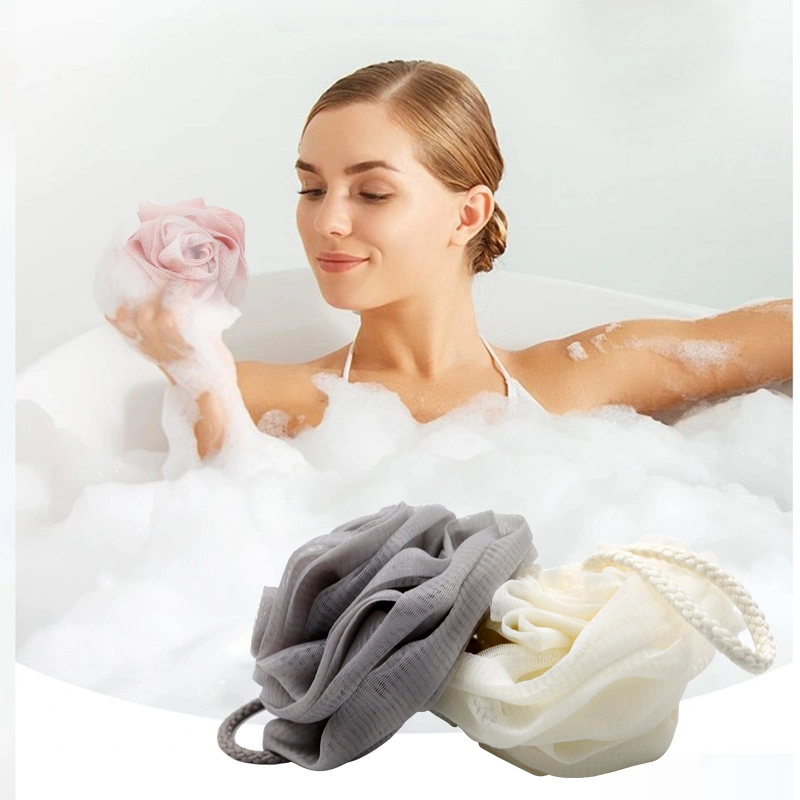 Beaucoup de fleurs bulle générique Loofah éponge de fleurs à bille de bain baignoire Rub Articles de toilette Bath