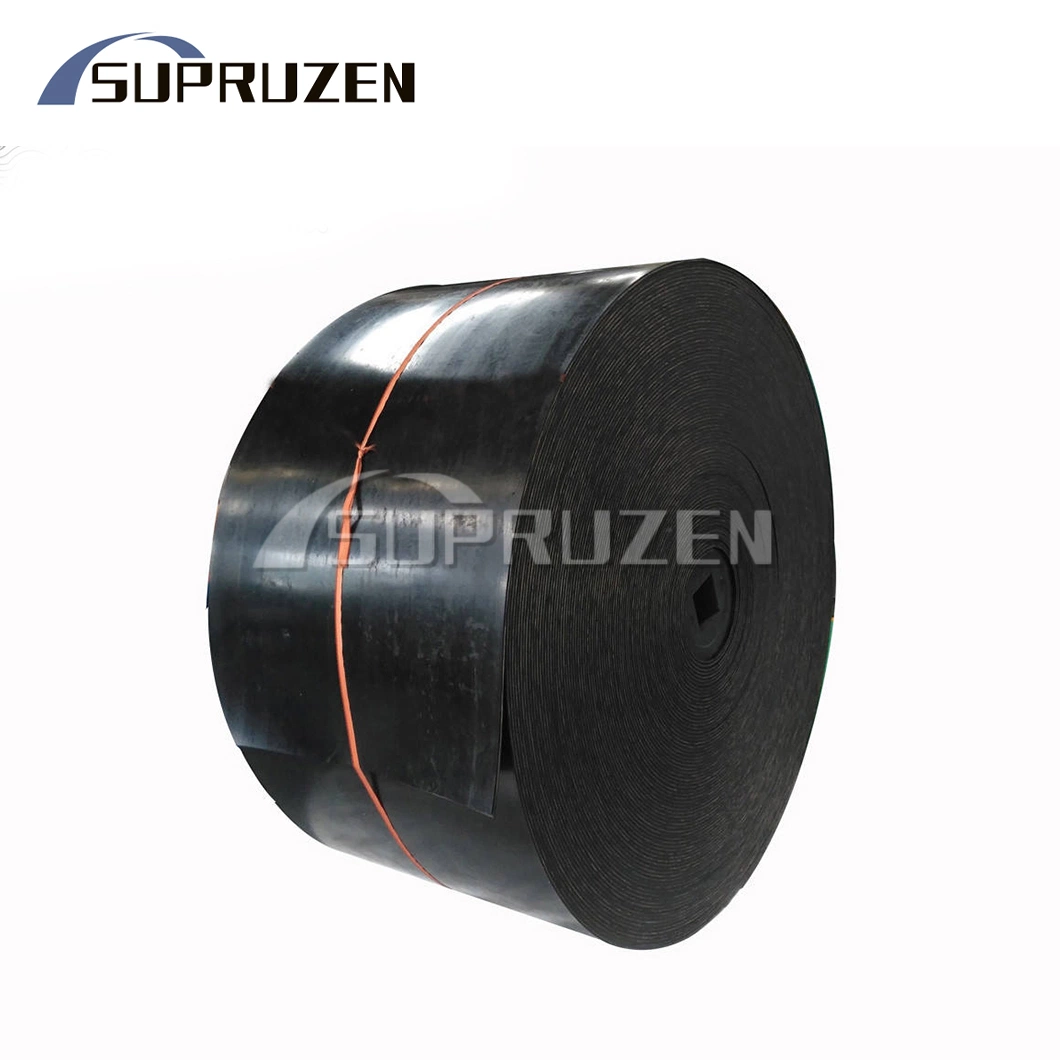 Sunmu Industry Oil Resistant Polyester Nylon Rubber Conveyor Belt China 12mm Thickness Conveyor Belt Rubber Sheet Used for Horizontal Rubber Belt Conveyors