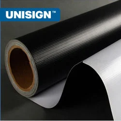 Unisign Hot Sale 440GSM, 510GSM Black Back PVC Flex Banner, Frontlit Banner