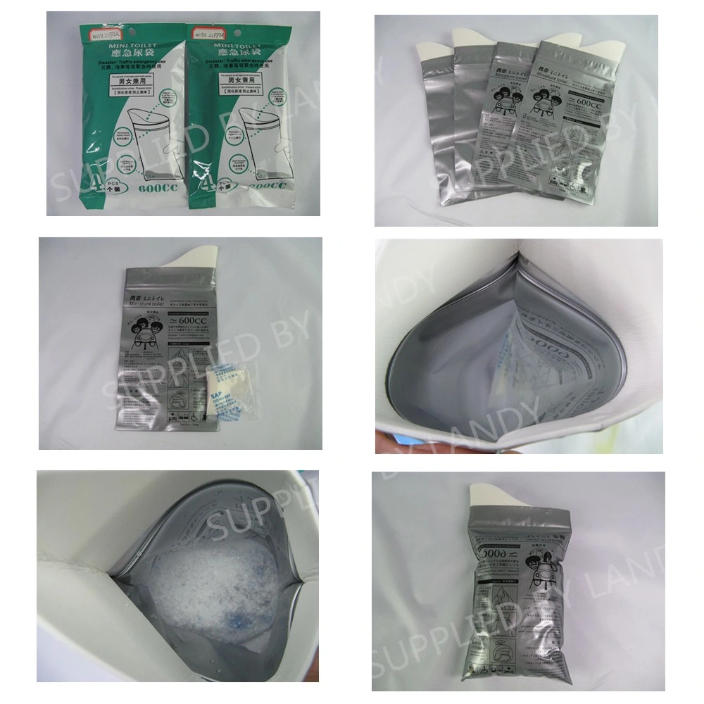 Portable Disposable Travel Emergency Urine Bag Mini Toilet