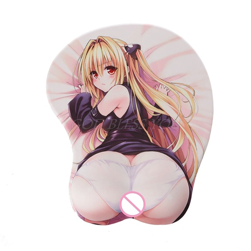 3D Custom Printed Boobs Mouse Pad Silica Gel Anime Wrist Rest Breast Custom Boom Mouse Pad