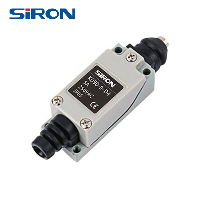 Siron Stainless Steel Roller Omron Rotary Metallic Bottom Shell Electrical Limit Switch Waterproof CE IP65 Limit Switch