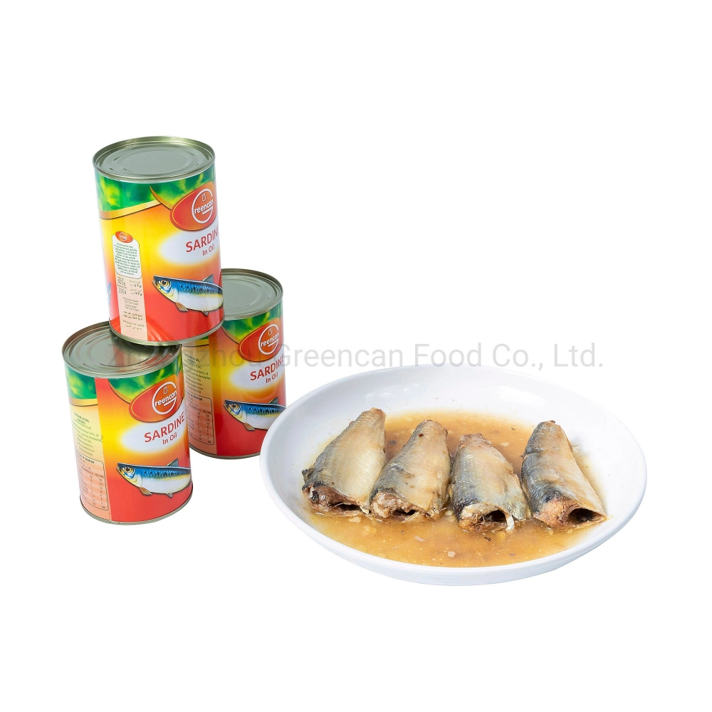 Sea Food Distributor Tin Fish Canned Sardine Fish in Sunflower Oil South Africa 155g