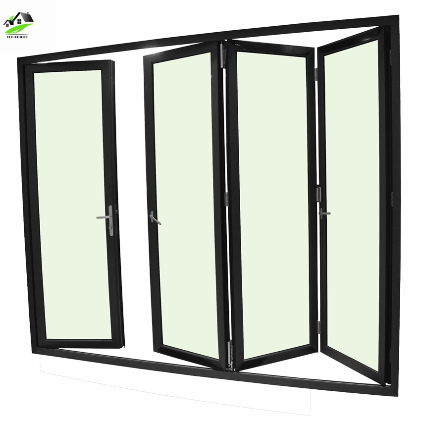 Aluminium Sliding Folding Door / Aluminium Double Glazed Sliding Folding Windows and Doors