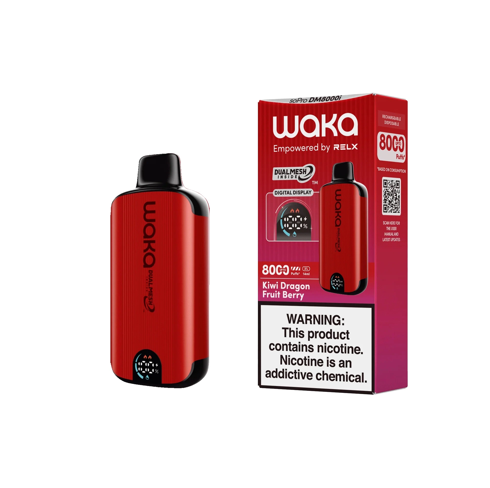 Waka Disposable/Chargeable Vape Оптовая цена Waka sopro Dm8000I 10000 Disposable/Chargeable Электронная сигарета
