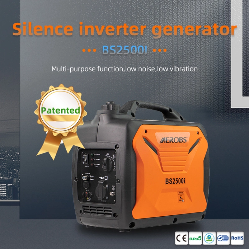 Aerobs BS2500I 2kw Digital 220V/12V Super Silent Portable Gasoline Inverter Generator