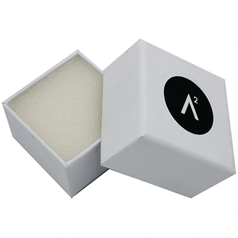 Hot Sell Custom Paper Plain Ring Gift Boxes with Foam