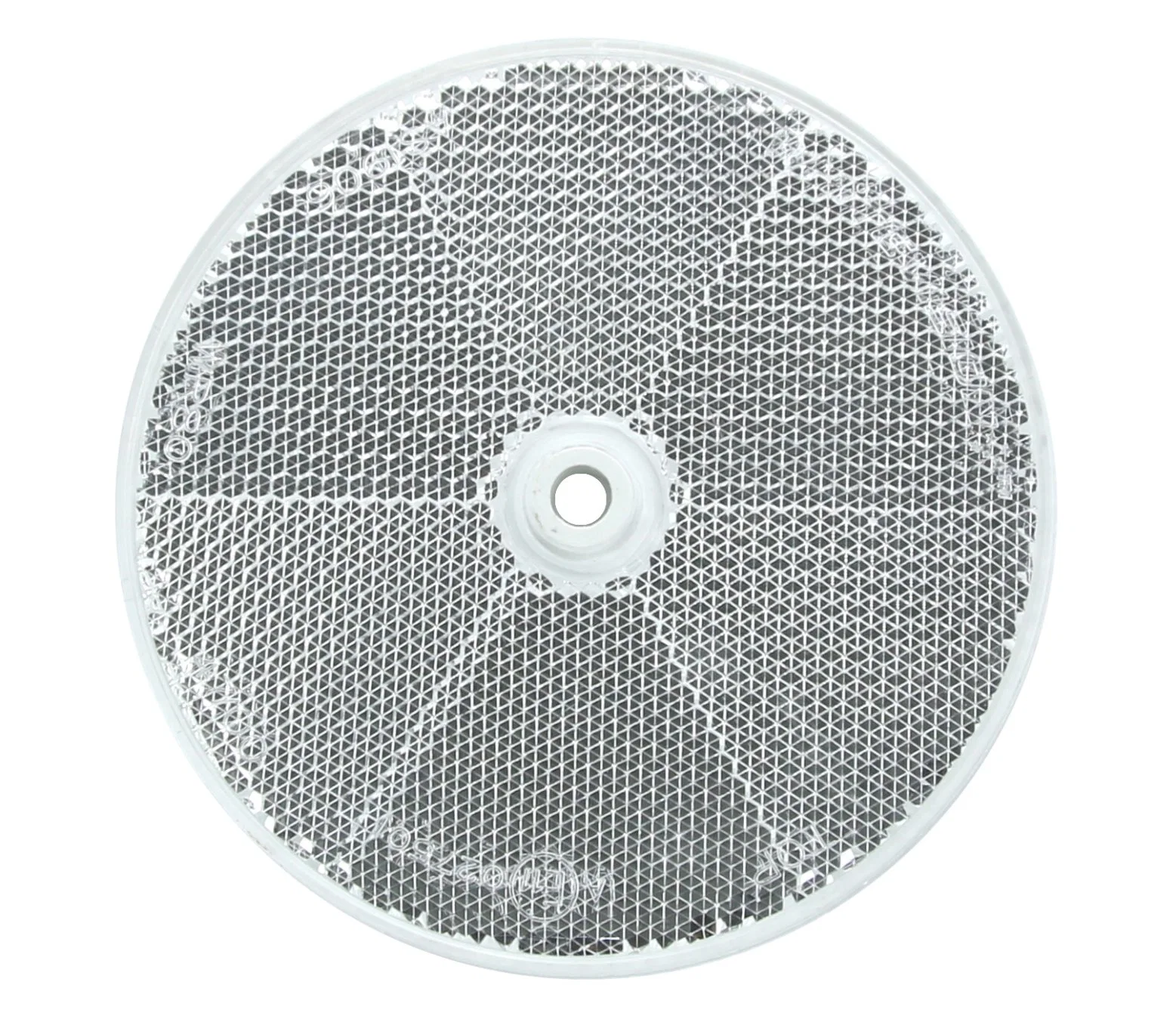 Reflective Round Reflex Plastic Reflector with Hole