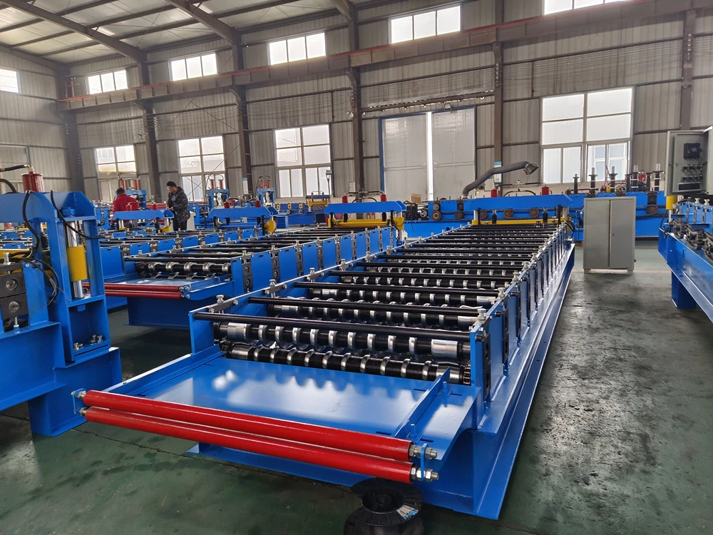 Hydraulic Press Steel Corrugate Cold Roll Roofing Forming Making Machine