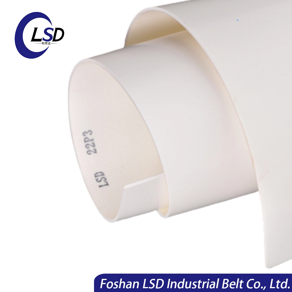 Custom Direct Sales Industrial Conveyor Belt White Flat PVC Series Conveyor Belt Timing Belt