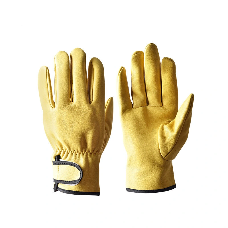 Wholesale/Supplier 100% Genuine Goatskin Leather Working Gloves