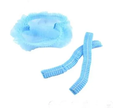 CE Disposable Non-Woven Surgical Bouffant Cap Clip Cap Elastic Disposable Hair Cap