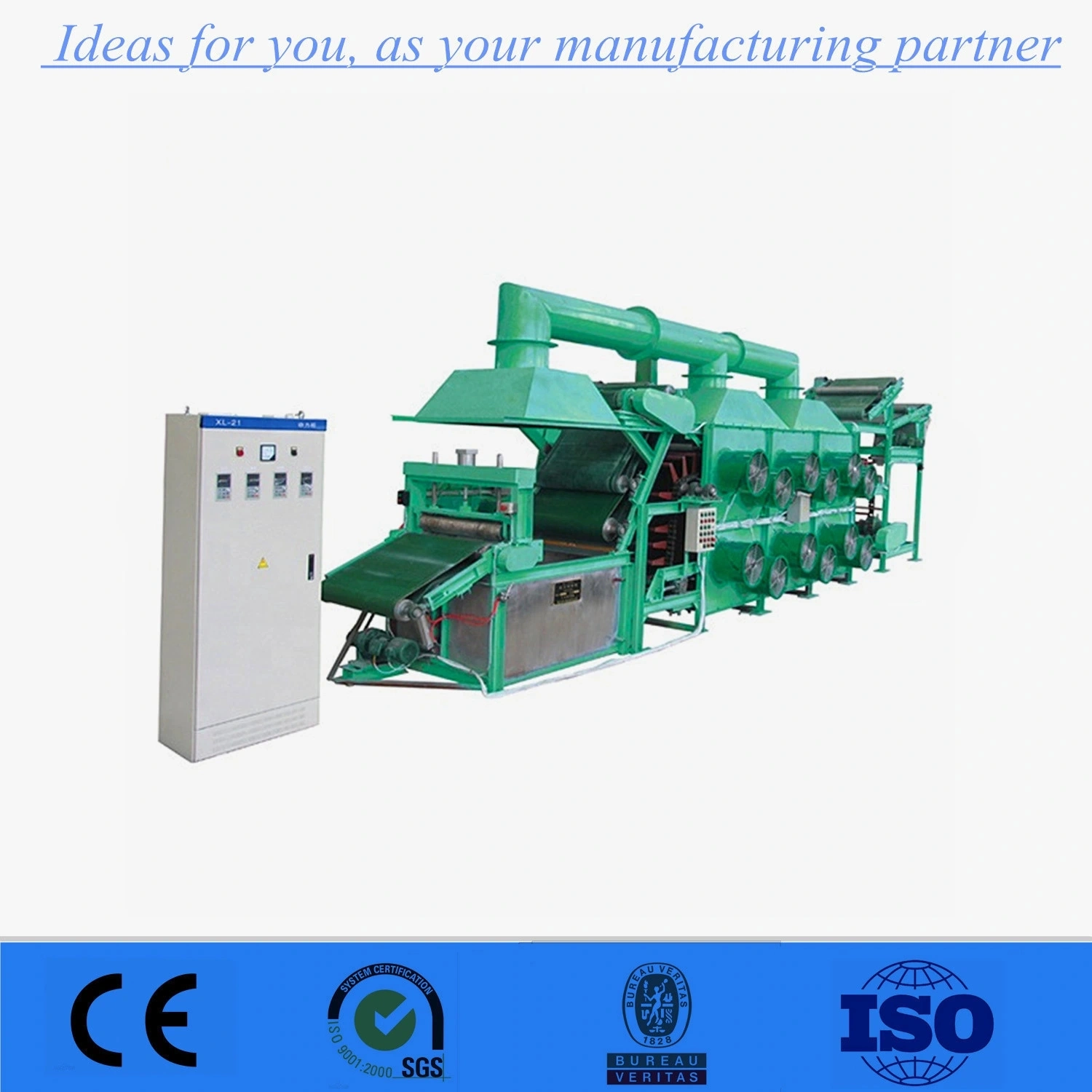 Rubber Raw Materials Batch-off Cooler Rubber Sheet Batch-off Cooling Line Machine