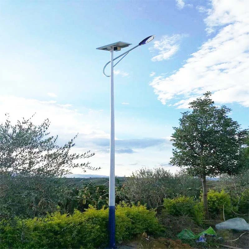 100W LED todo en uno para exteriores con alimentación solar Luz de calle