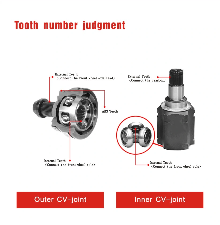 Gjf High Quality Left and Right Outer CV Joint for Suzuki Vitara Td54 2.0 Escudo Jb416 Jb420