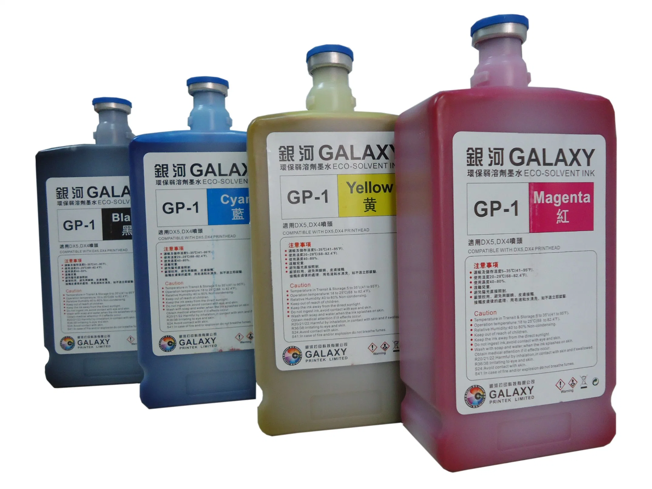 Galaxy Gp1 Gp-1 Eco Solvent Ink for Epson Dx4 Dx5 Dx7 Print Head