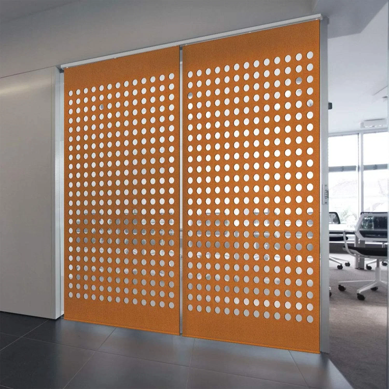 Sound Absorbing Polyester Panels Pet Acoustic Room Divider Hanging Room Partition Screen