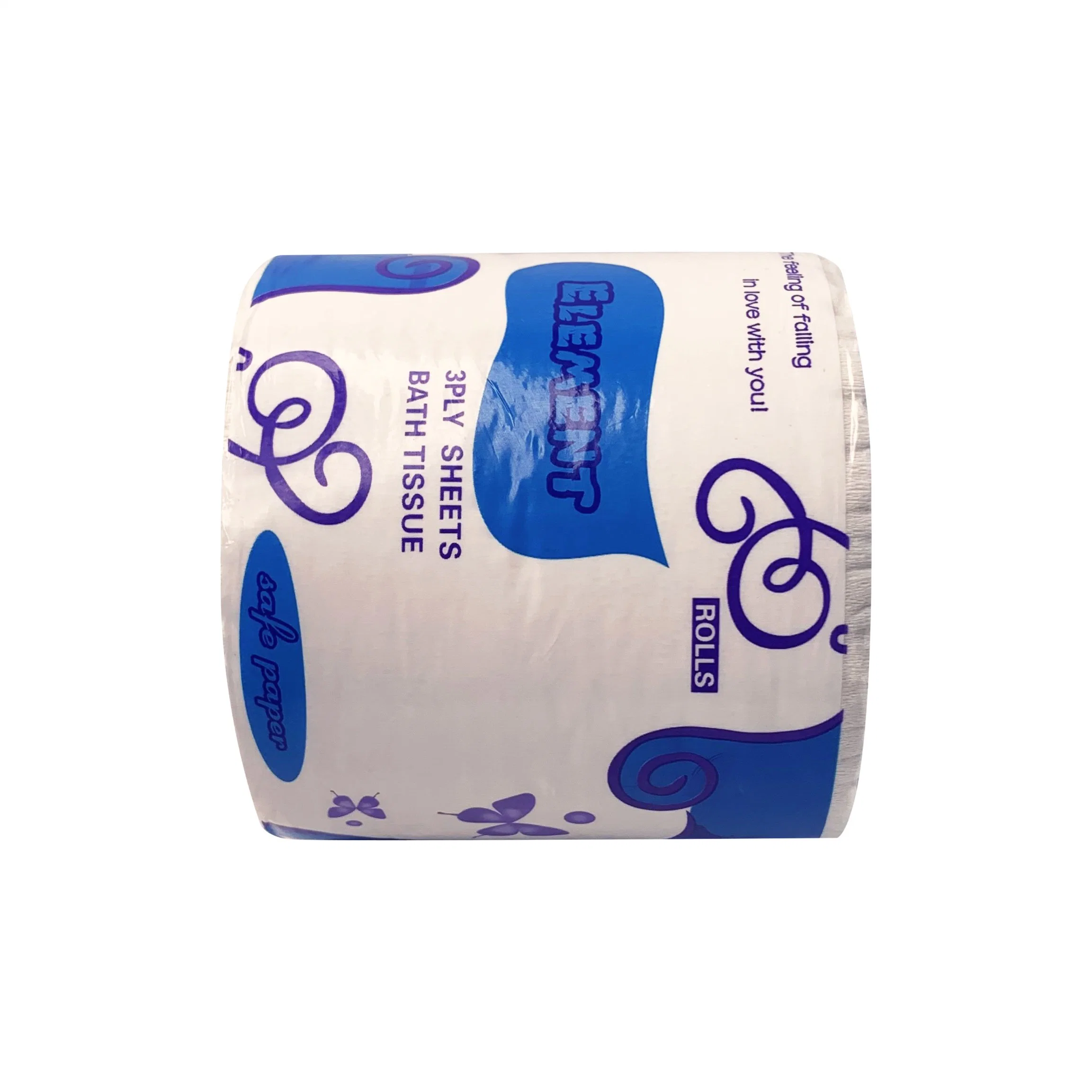 OEM Toilet Paper Bathroom Tissue 2 Ply 3 Ply 100% Virgin Pulp Material