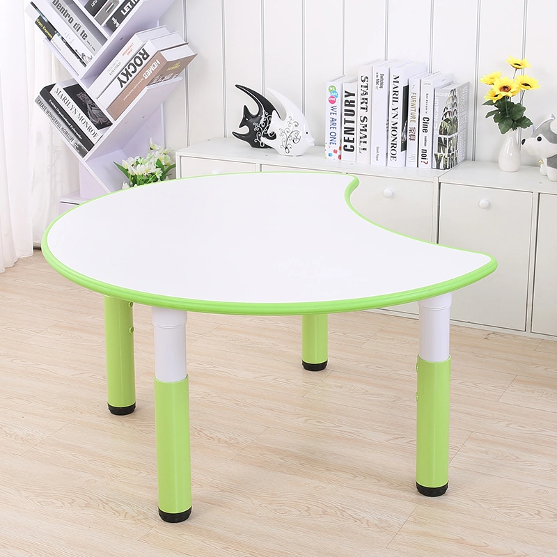 Nordic Children Furniture Baby Feeding Table Plastic Low Dining Tables and Chair Set Kindergarten Kids Study Table with Chair