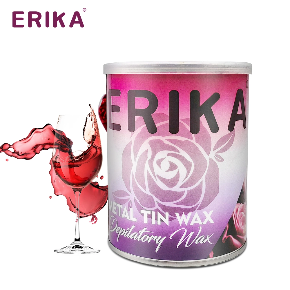 800g Red Wine Flavor Tin Canned Soft Wax Rosin-Free Hair Removal Warm Wax Depilatory Soft Wax