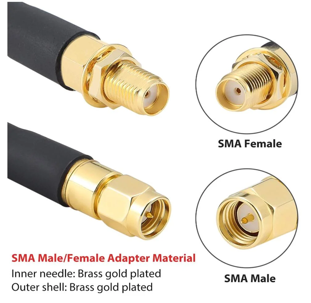 Best Price SMA-Kabel Stecker auf Buchse Verlängerung RG316 koaxial HF-Antennenkabel