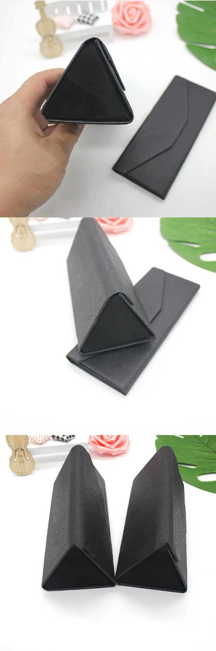 Sunglasses Case and Box Hot Sale Brand Name Eye Glass Bag Handmade Folding Glasses Case Fashion Sunglasses Packaging Boxes