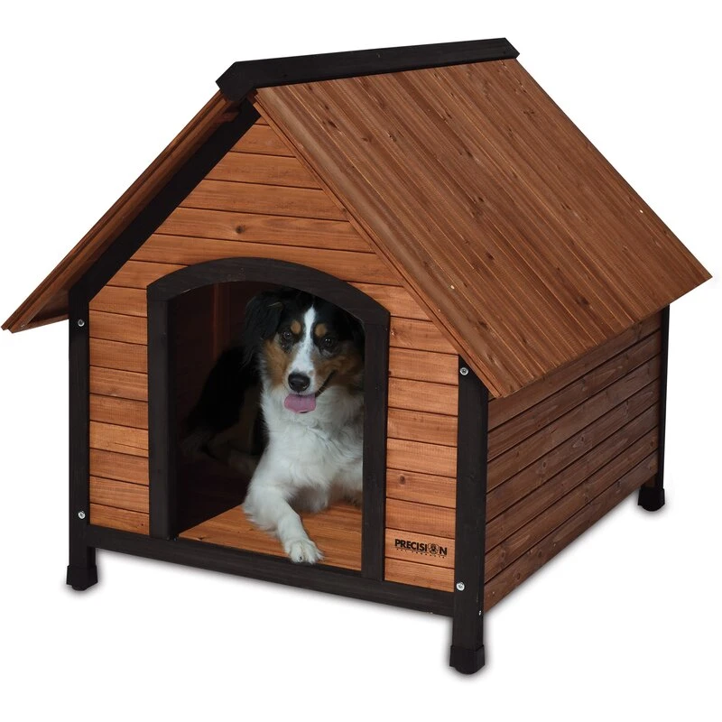 Bohn Hut Shaped Wooden Pet Dog House 0218