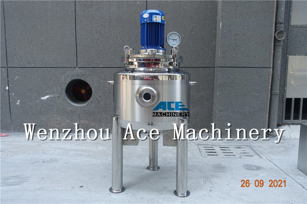 Factory Price 500L Electric Heating Mixing Gelatin Melting Tank Homogenizer High Shear Mixer, Industrial Food Mixer with Heater