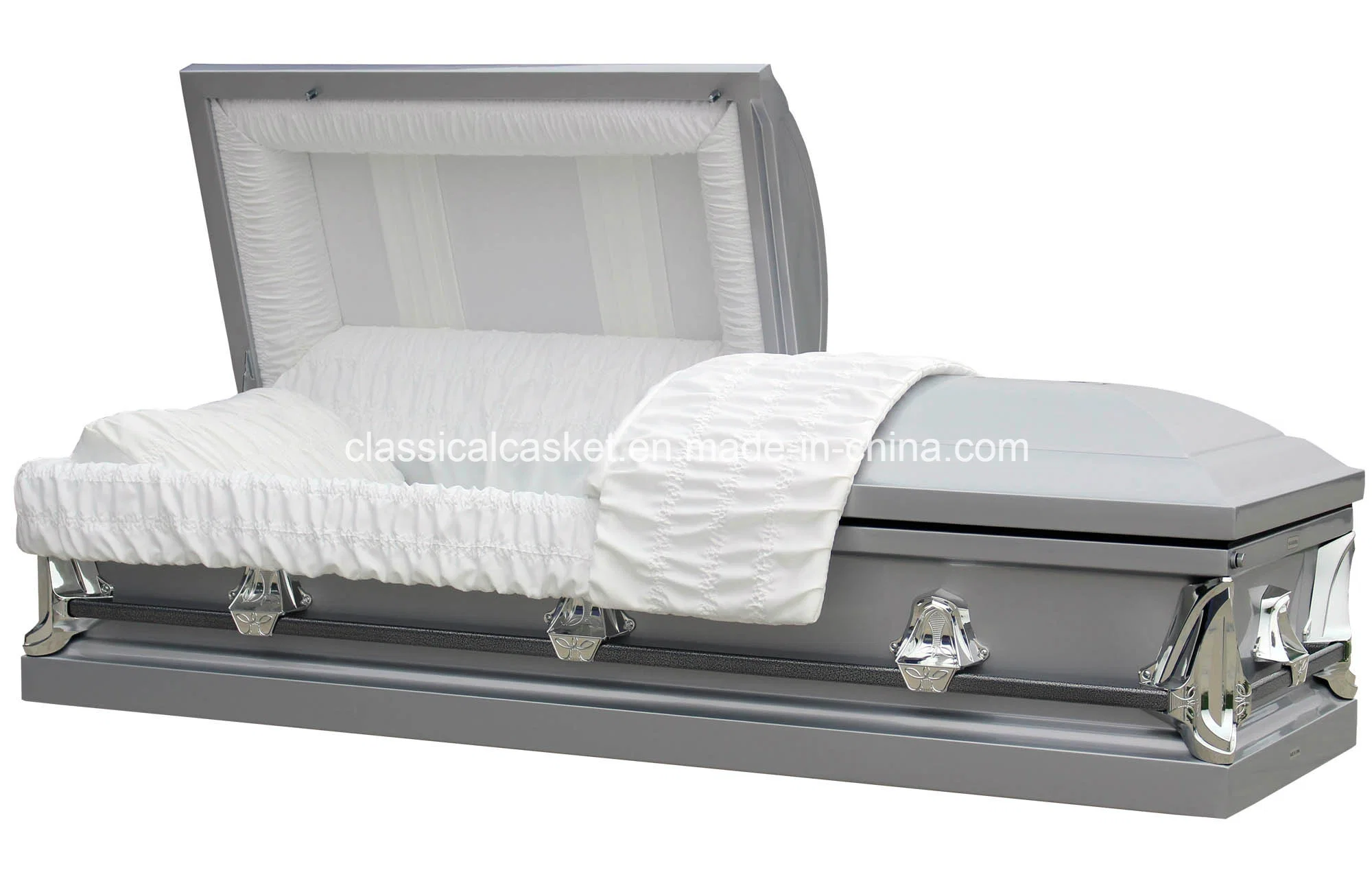 20ga Stahl Earl Silver Casket