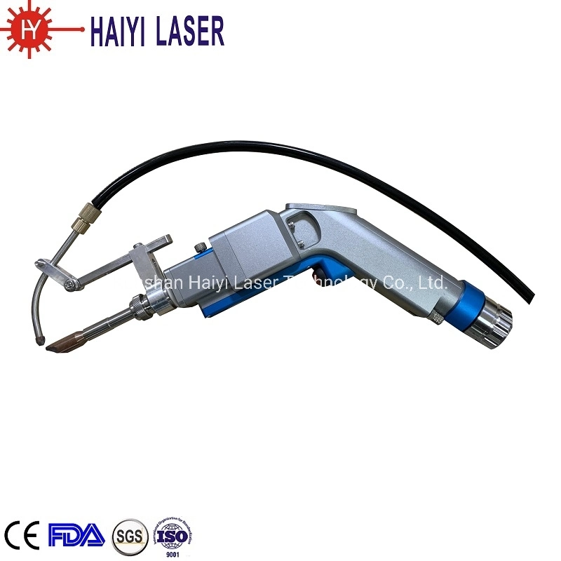 Portable Continuous Wobble Hand Hold 2000W Laser Welding Gun with Auto Wire Feeder System Aluminum