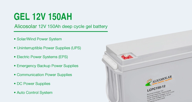 Reasonable Price Sealed Lead Acid Motorcycle Gel Battery 12V 80ah 100ah 150ah 200ah