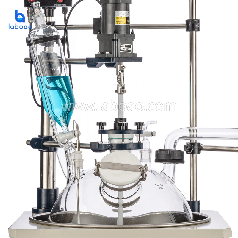 Laboao 20L Single-Layer Réacteur chimique continu de verre