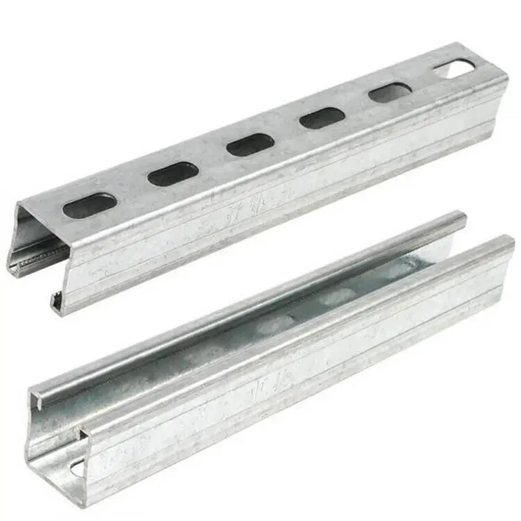 41mm X 62mm Steel Seismic Support Metal Zinc Plated Galvanization C Channel