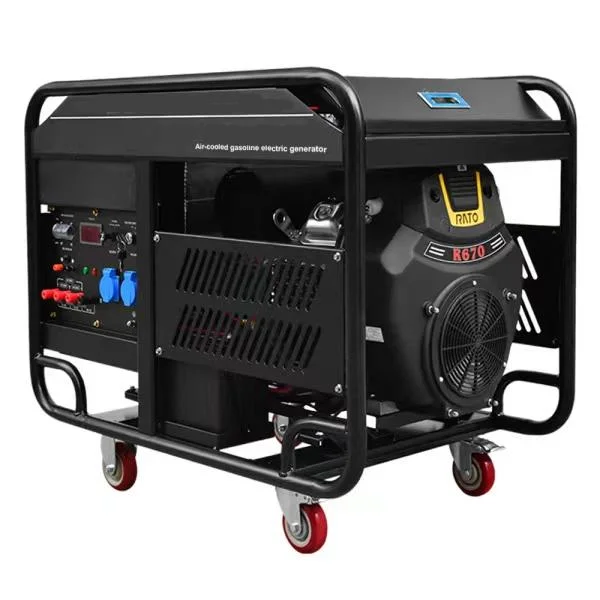 4 Stroke Dual Triple Fuel Portable Generator 12000 Watt Gas or Propane Gasoline Powered Electric Start 110V 220V with Co Alert