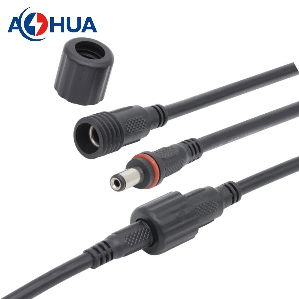 5.5 2.5mm 5521 Waterproof Jack Connector Extension Cable